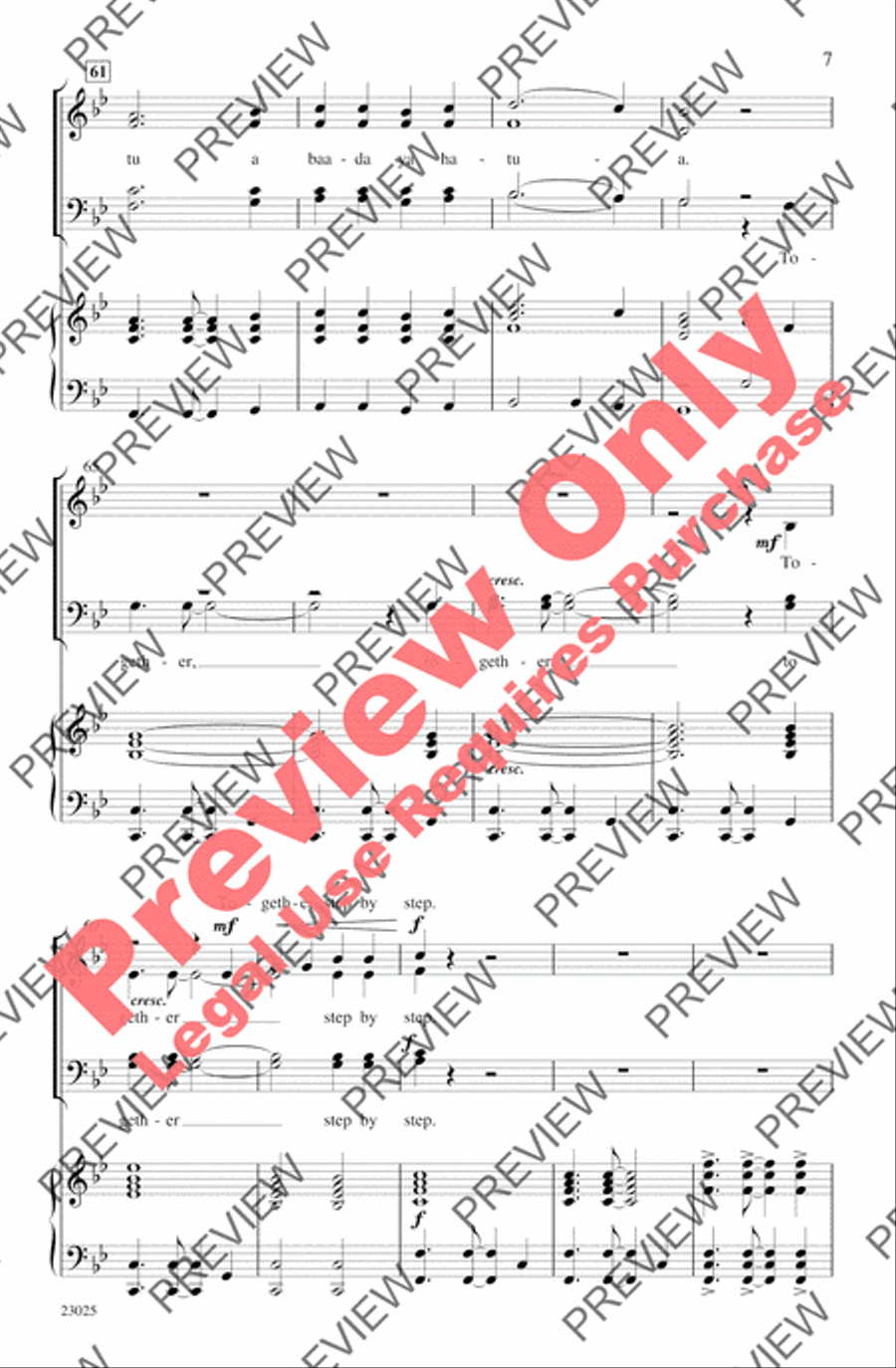 Takadamu 4-Part scores gallery preview page 7