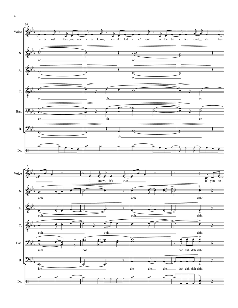 Love Is Fire Divisi scores gallery preview page 4