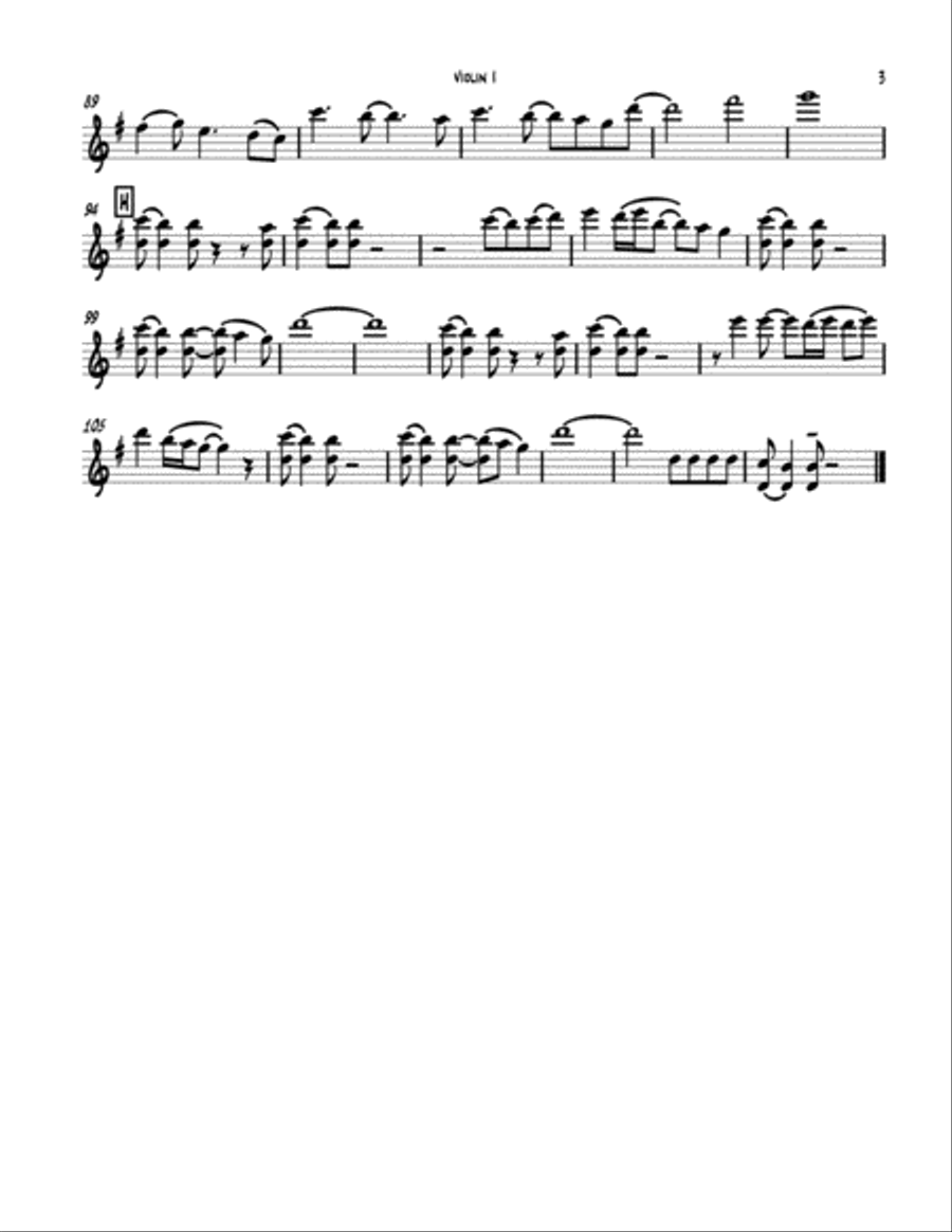 Don't Stop Believin' String Quartet scores gallery preview page 3