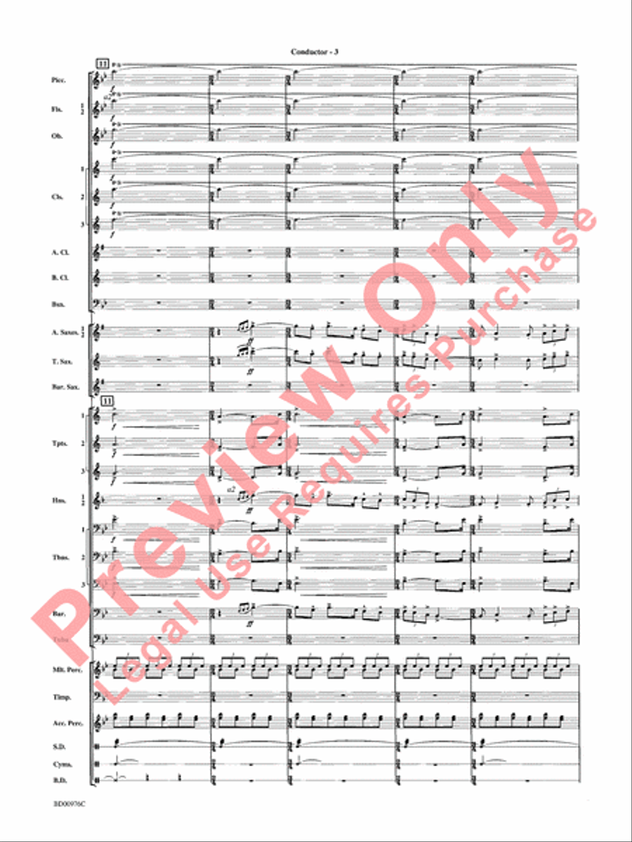 Covenant Concert Band scores gallery preview page 5