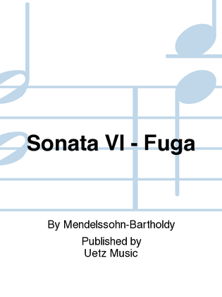 Book cover for Sonata VI - Fuga