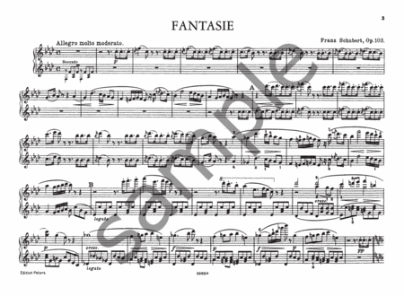 Fantasia in F minor Op. 103 (D940) for Piano