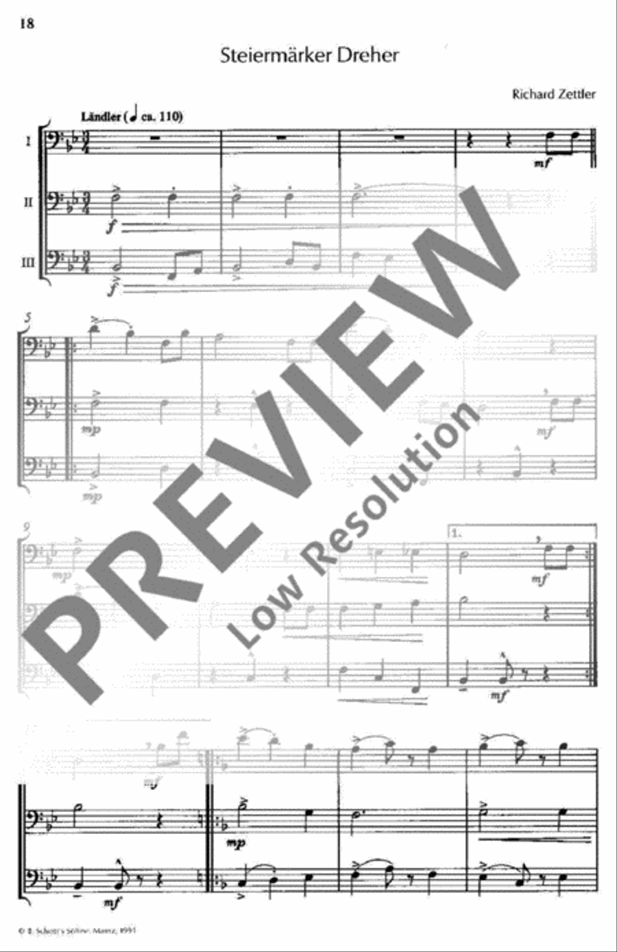 Dance Movements from Europe Performance Score scores gallery preview page 19