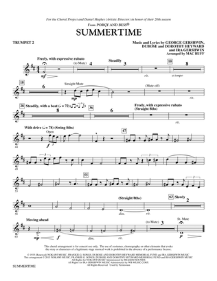 Summertime - Trumpet 2
