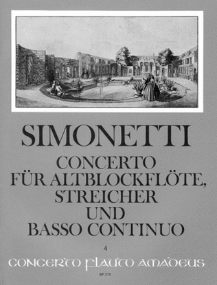 Book cover for Concerto D minor op. 4