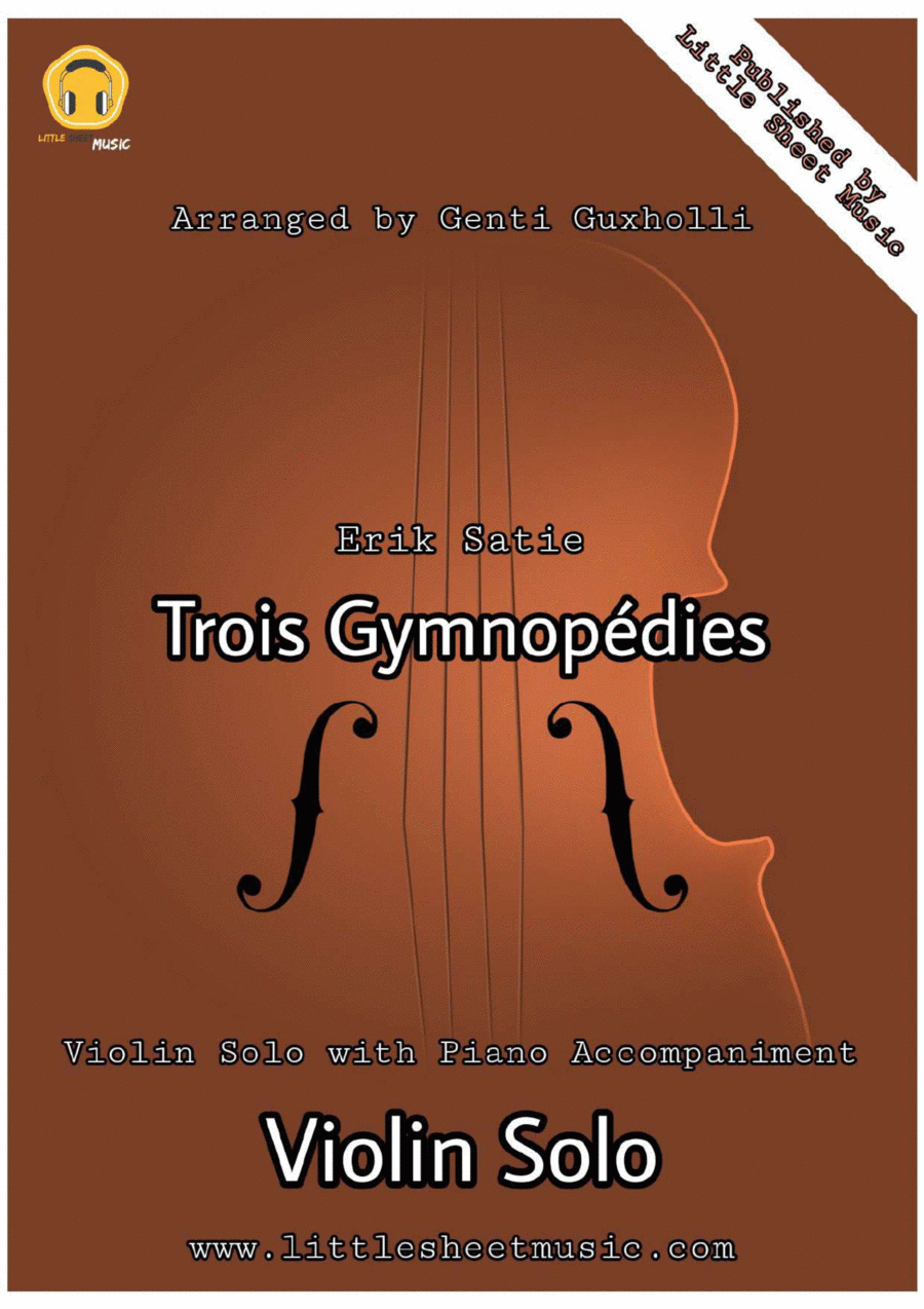 Trois Gymnopédies Trois Gymnopédies Violin Solo scores gallery preview page 1