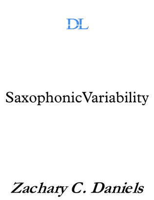 Saxophonic Variability