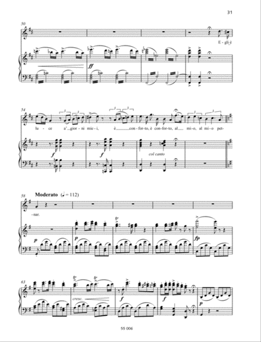 Regnava nel silenzio Soprano Voice scores gallery preview page 5