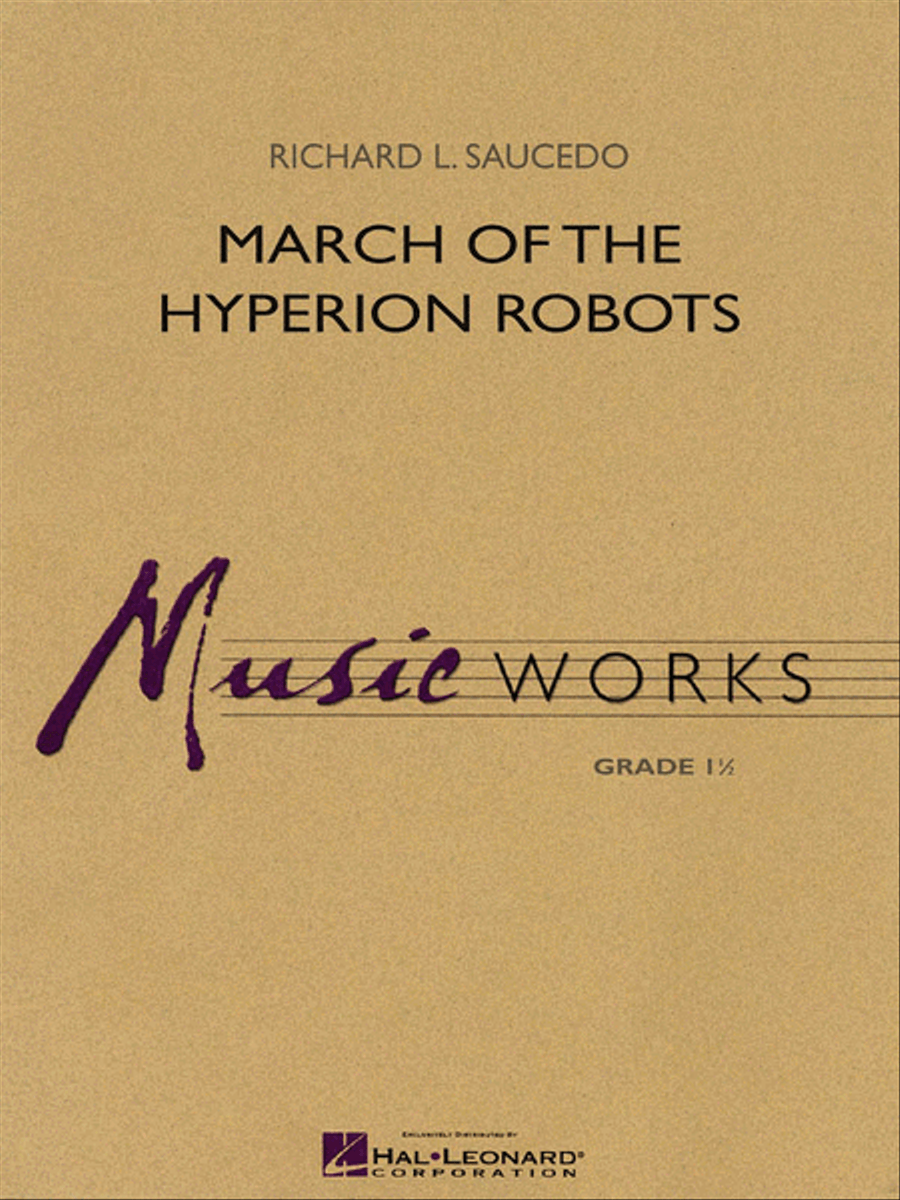 March of the Hyperion Robots Concert Band scores gallery preview page 1