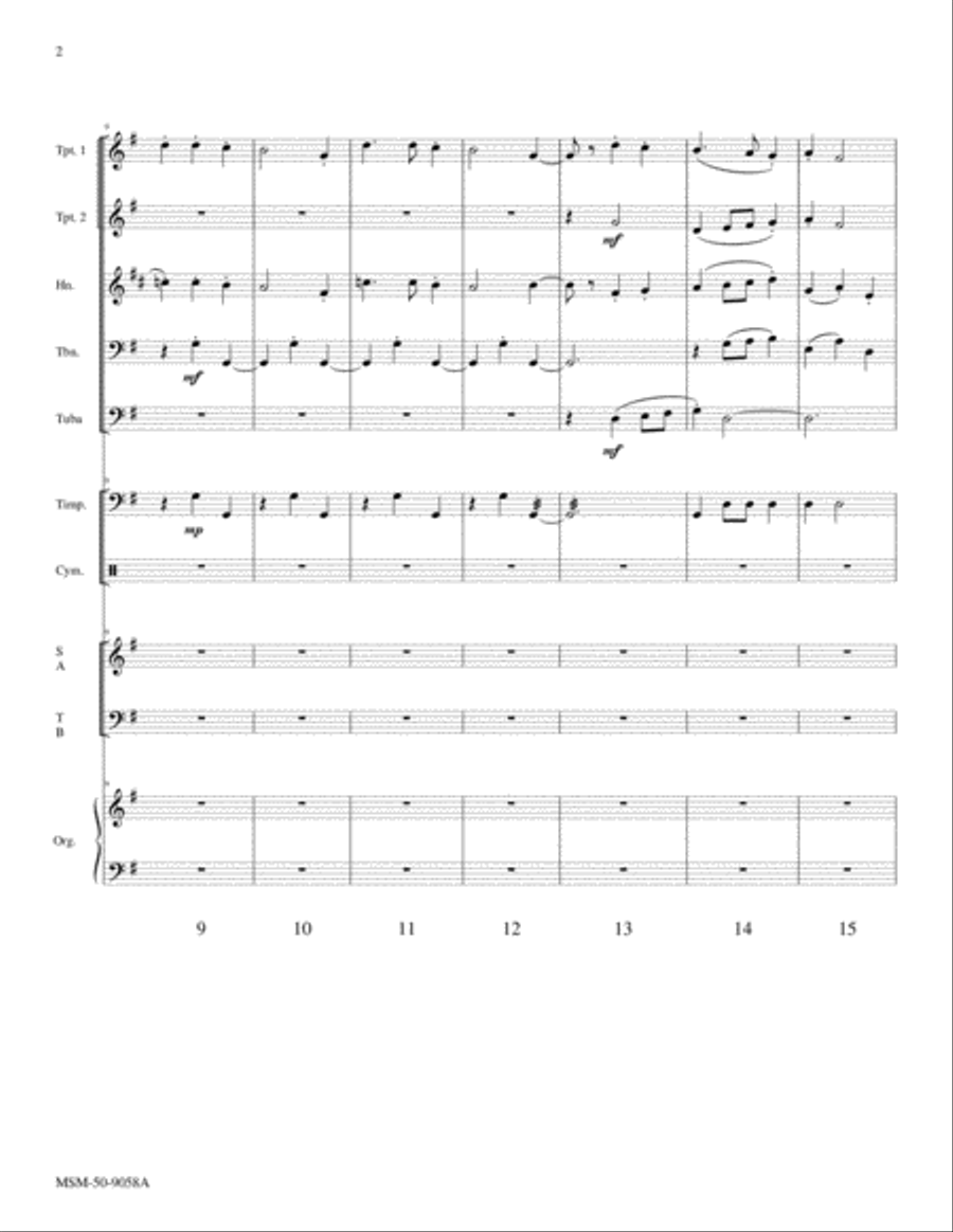 In Thee Is Gladness In Thee Is Gladness Choir scores gallery preview page 2