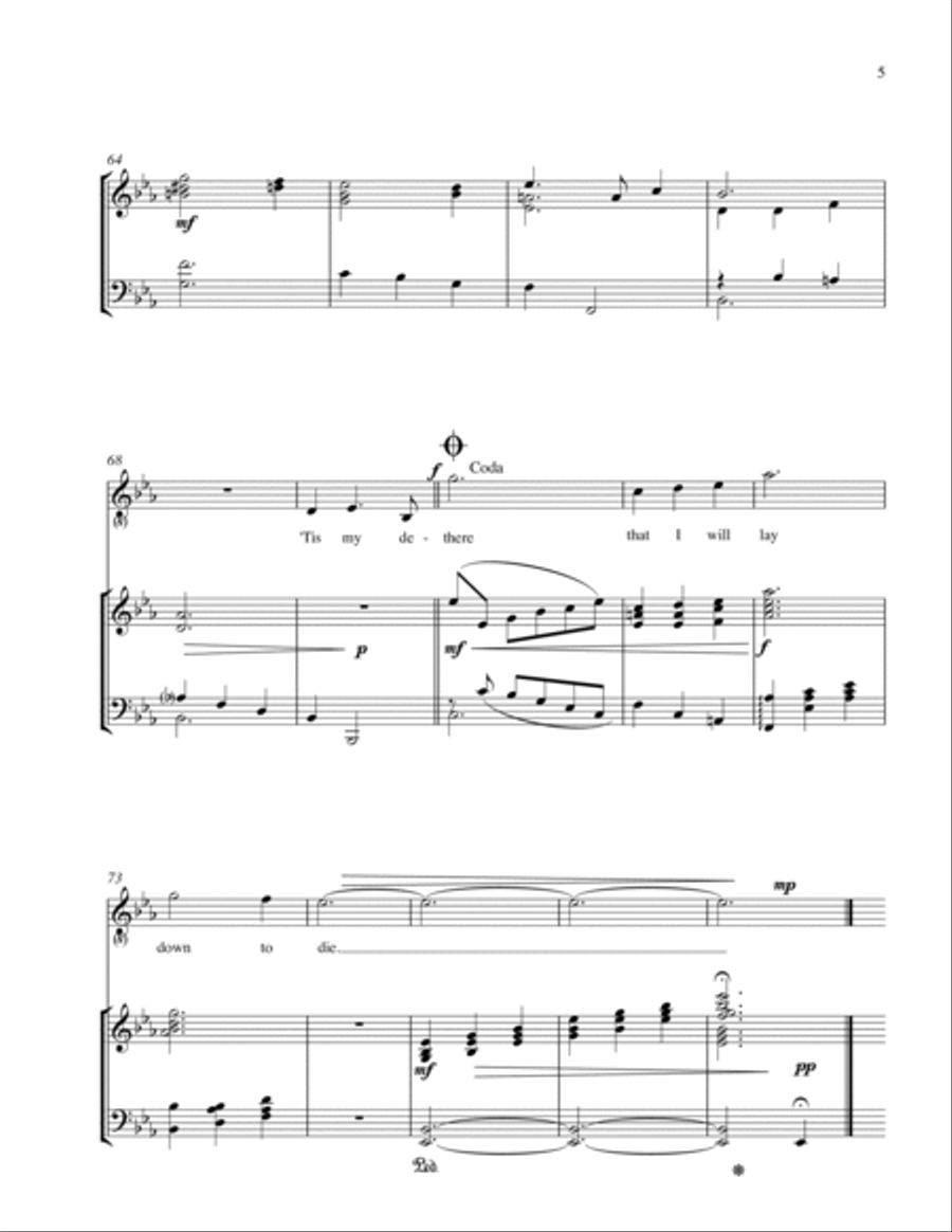 Four Irish Songs (for tenor) Voice Solo scores gallery preview page 5