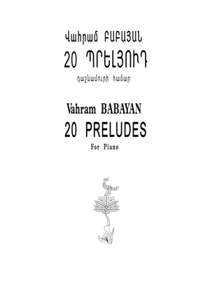 20 Preludes for Piano