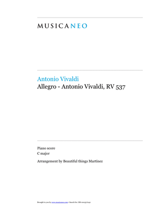Allegro-Antonio Vivaldi Rv 537