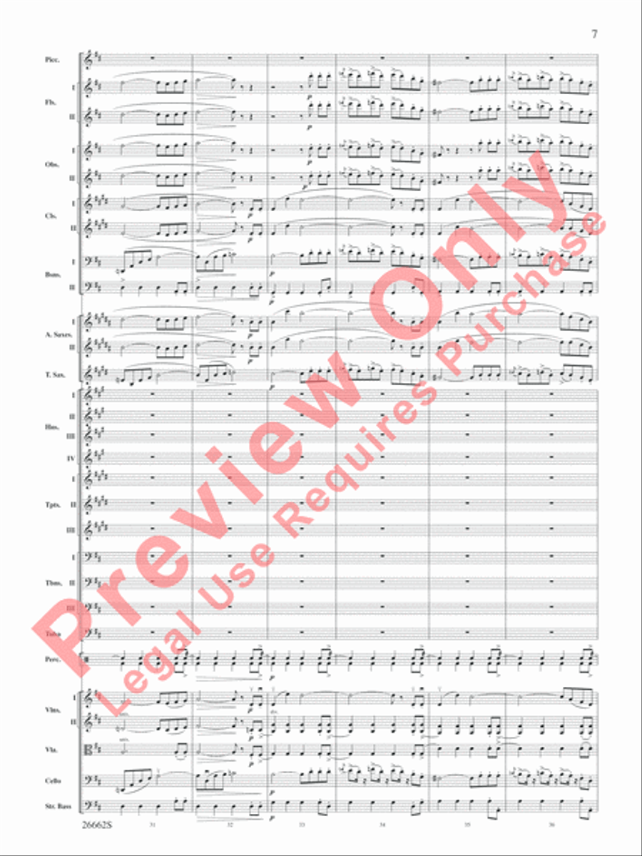 Blue Tango Blue Tango Full Orchestra scores gallery preview page 8