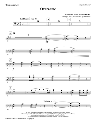 Overcome - Trombone 1 & 2