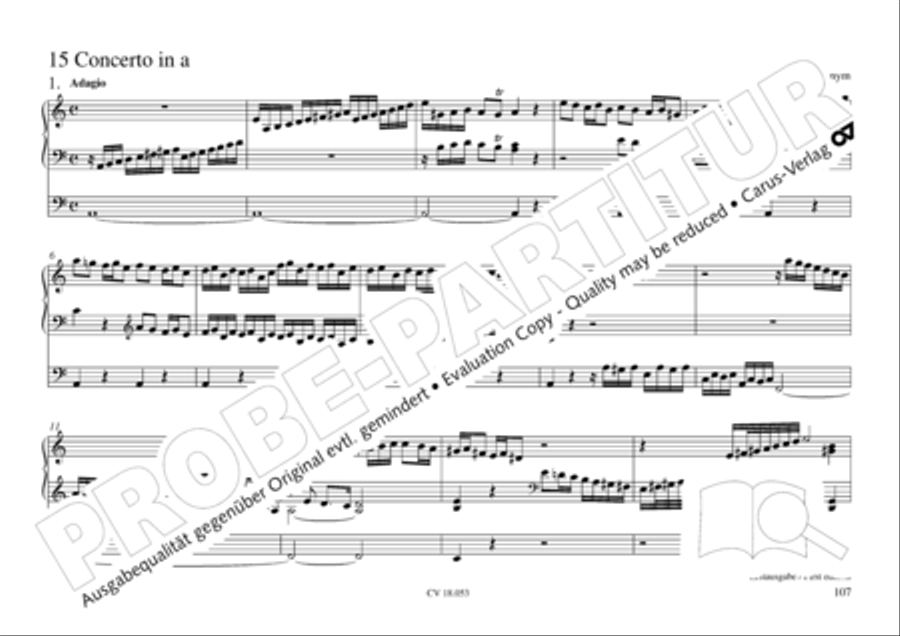Das Husumer Orgelbuch von 1758 Organ Solo scores gallery preview page 108