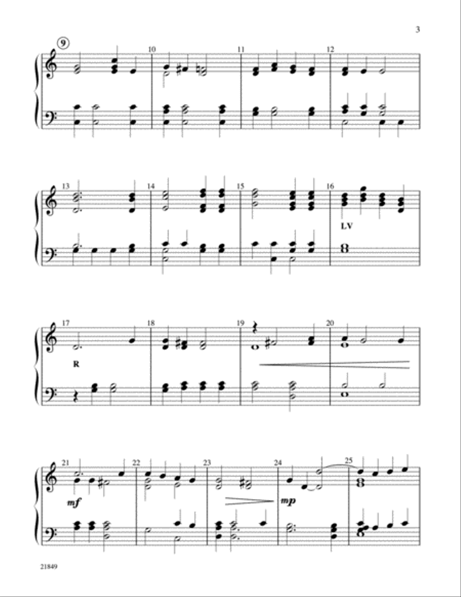 A Bit of Mozart Handbell Choir scores gallery preview page 3