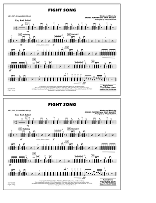 Fight Song (arr. Paul Murtha) - Multiple Bass Drums