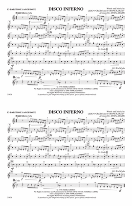 Disco Inferno: E-flat Baritone Saxophone