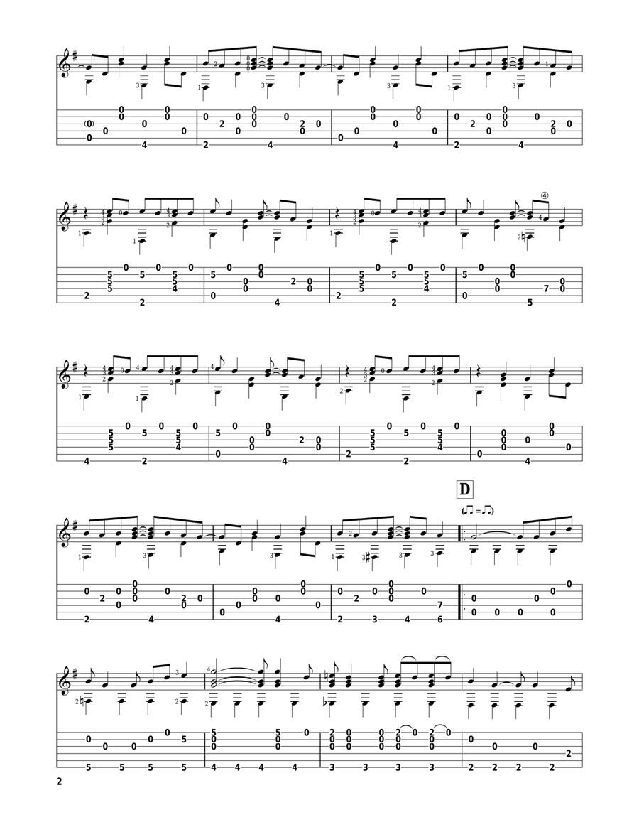 Rag Acoustic Guitar scores gallery preview page 2