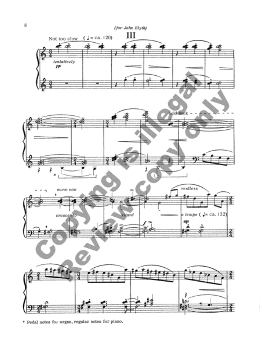 Three Lyric Preludes Three Lyric Preludes Piano Solo scores gallery preview page 6