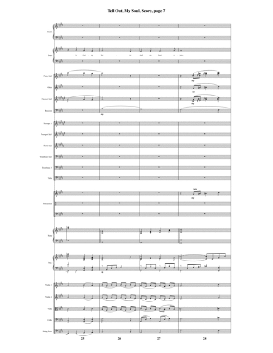 Tell Out, My Soul Tell Out, My Soul Choir scores gallery preview page 8