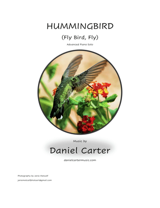 Book cover for Hummingbird—Advanced Piano Solo by Daniel Carter
