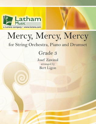 Mercy Mercy Mercy So3/Piano/Drums Sc/Pts