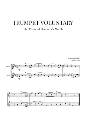 Trumpet Voluntary (The Prince of Denmark's March) for Flute and Oboe