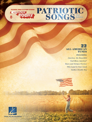 Book cover for 8. Patriotic Songs – 2nd Edition