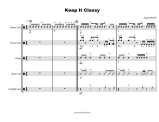 Keep It Classy (Drumline Cadence)