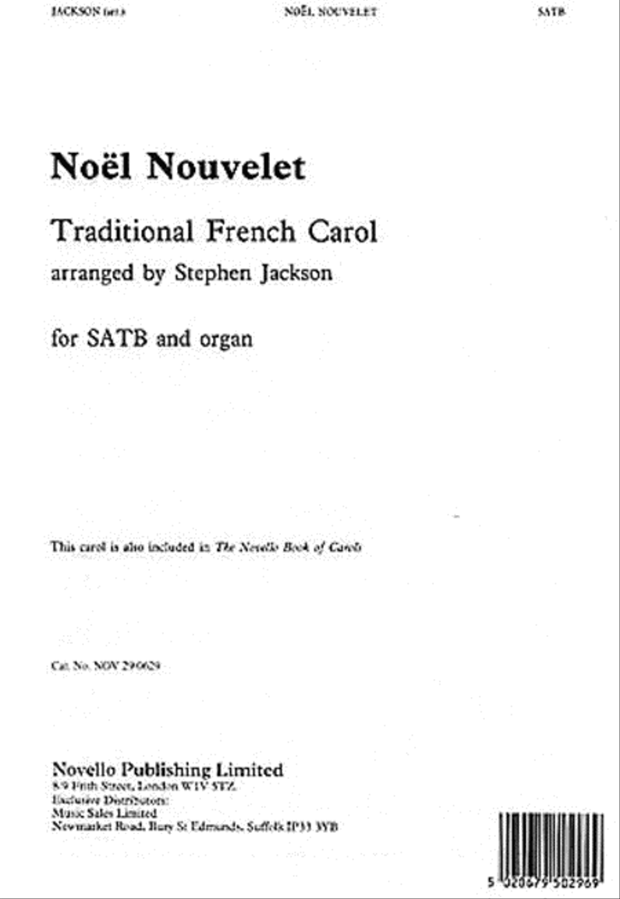 Noel Nouvelet Noel Nouvelet 4-Part scores gallery preview page 1