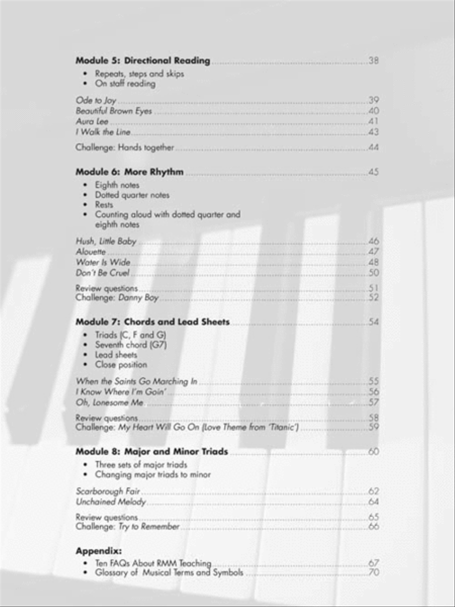 Piano Fun for Adult Beginners Piano Method scores gallery preview page 3