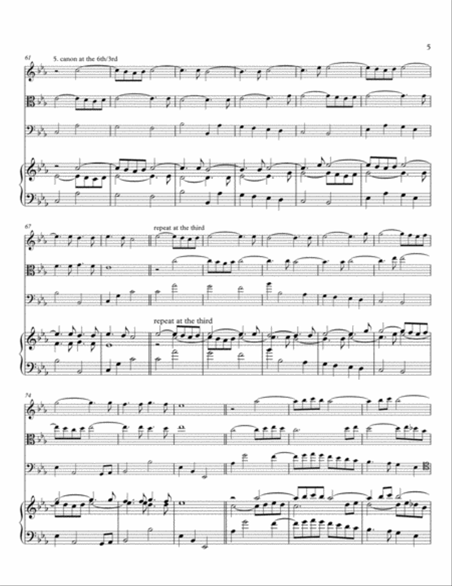 A Musical Offering (of Lamb), Book 2, op. 52 Small Ensemble scores gallery preview page 5