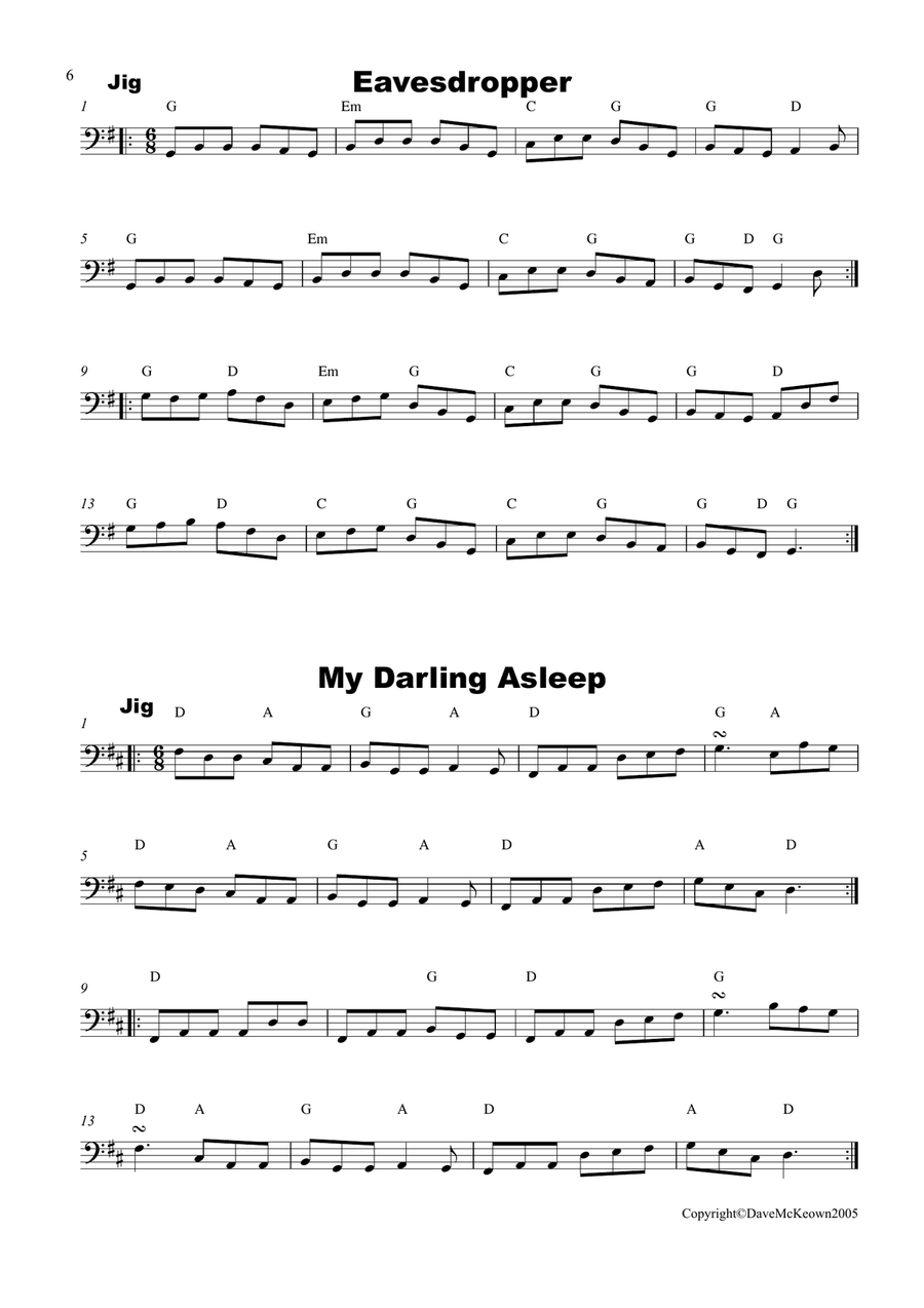 Irish Dance Music Vol.1 for Cello; 40 Jigs, Reels, Hornpipes and more.... Cello Solo scores gallery preview page 6