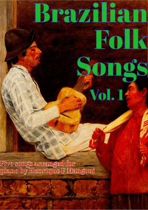 Book cover for Brazilian Folk Songs - Vol. 1 (piano)