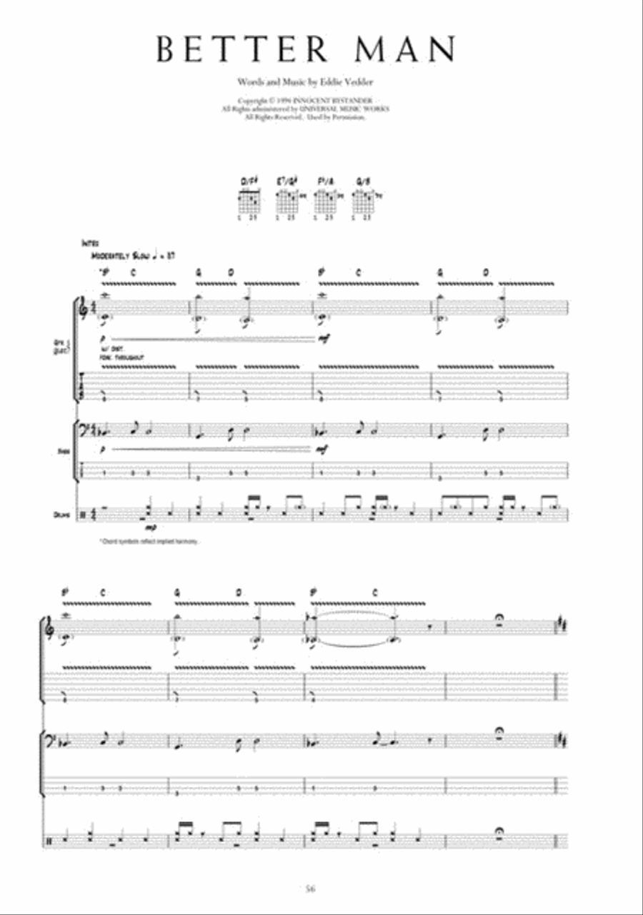 Pearl Jam Anthology – The Complete Scores Electric Guitar scores gallery preview page 9