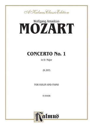 Book cover for Violin Concerto No. 1, K. 207