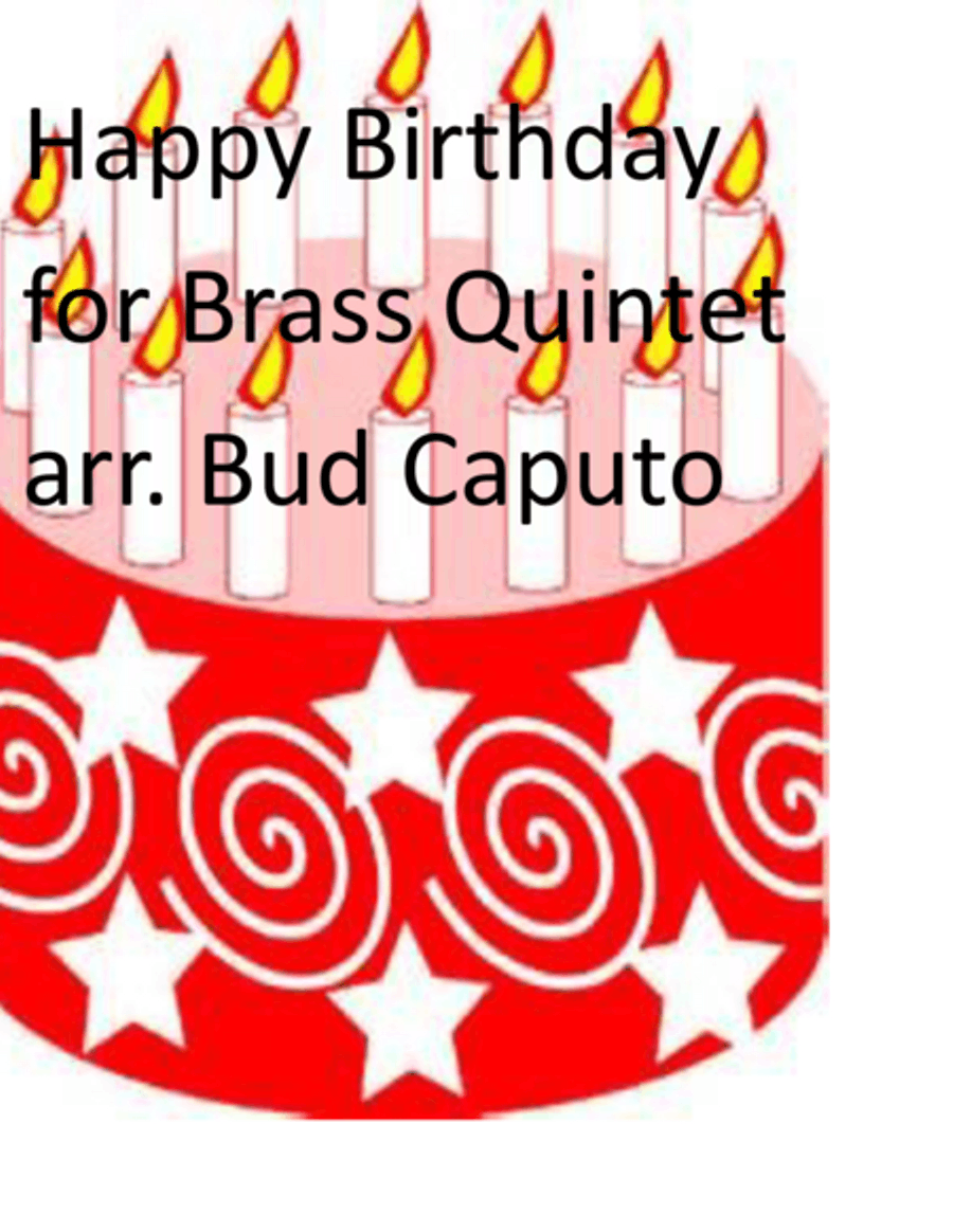 Happy Birthday To You for Brass Quintet Brass Quintet scores gallery preview page 1