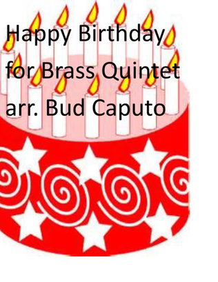 Happy Birthday To You for Brass Quintet