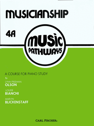 Book cover for Music Pathways - Musicianship 4A