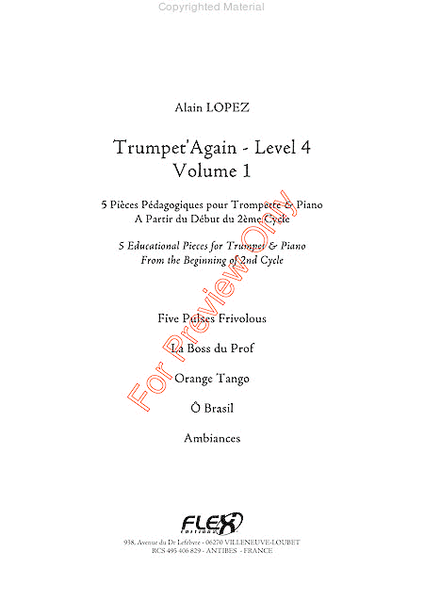 Trumpet'Again - Level 4 - Volume 1 image number null
