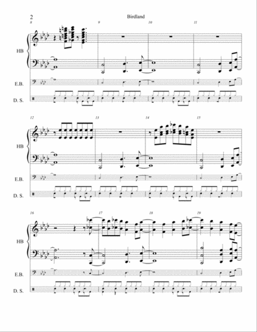 Birdland Handbell Choir scores gallery preview page 2