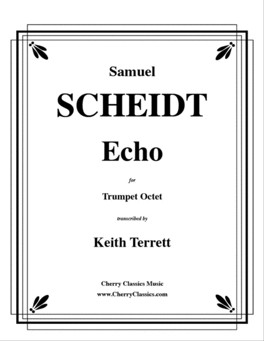 Echo for 8 part Trumpet Ensemble Chamber Music scores gallery preview page 1