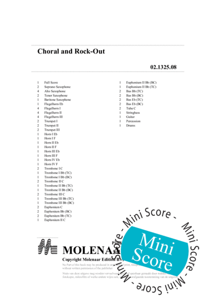Choral and Rock-Out image number null