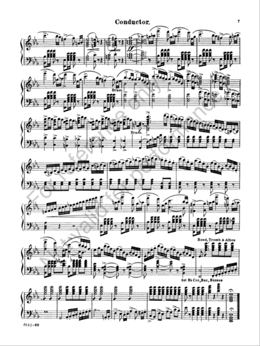 Oberon Concert Band scores gallery preview page 8