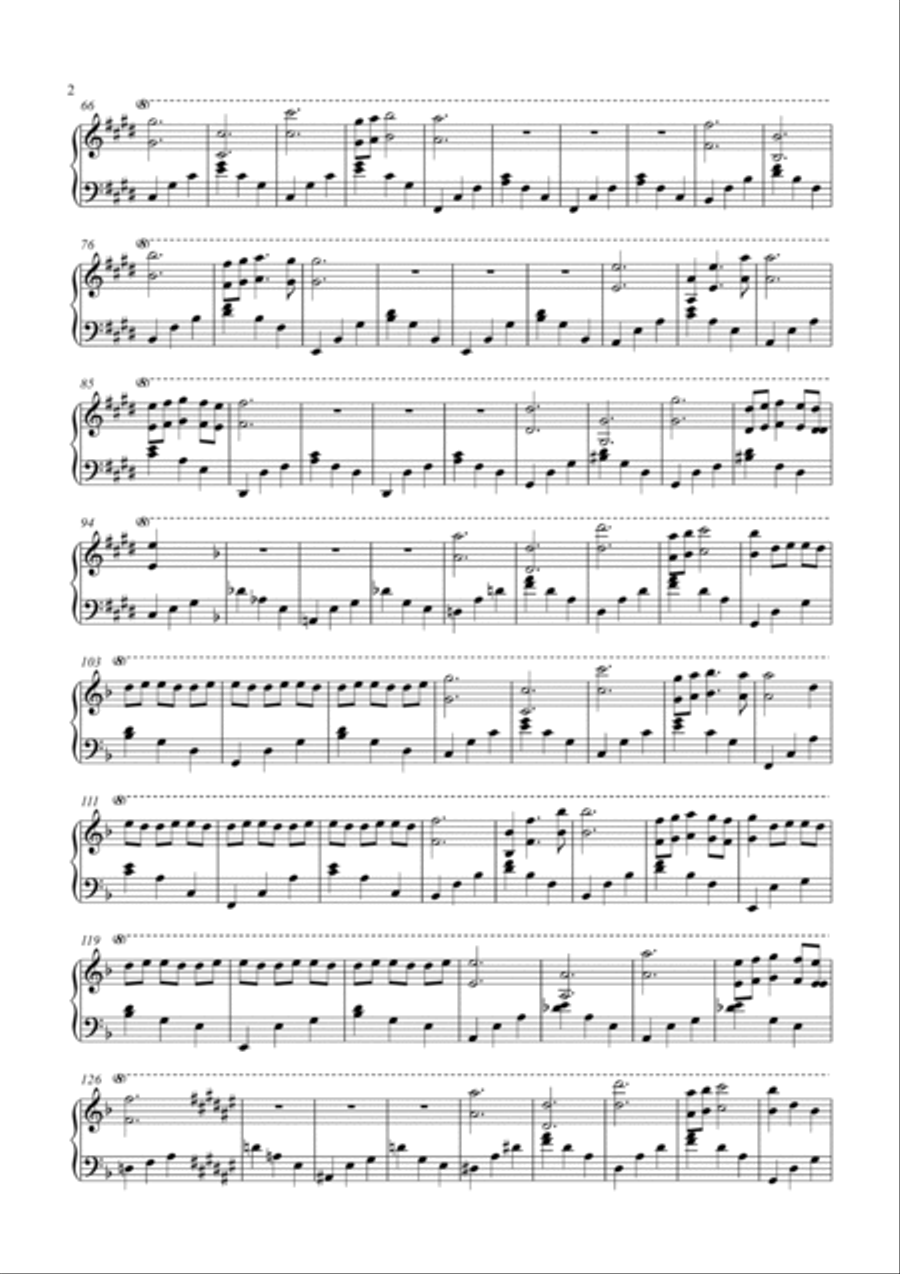 Le Vent, Le Cri Piano Solo scores gallery preview page 2