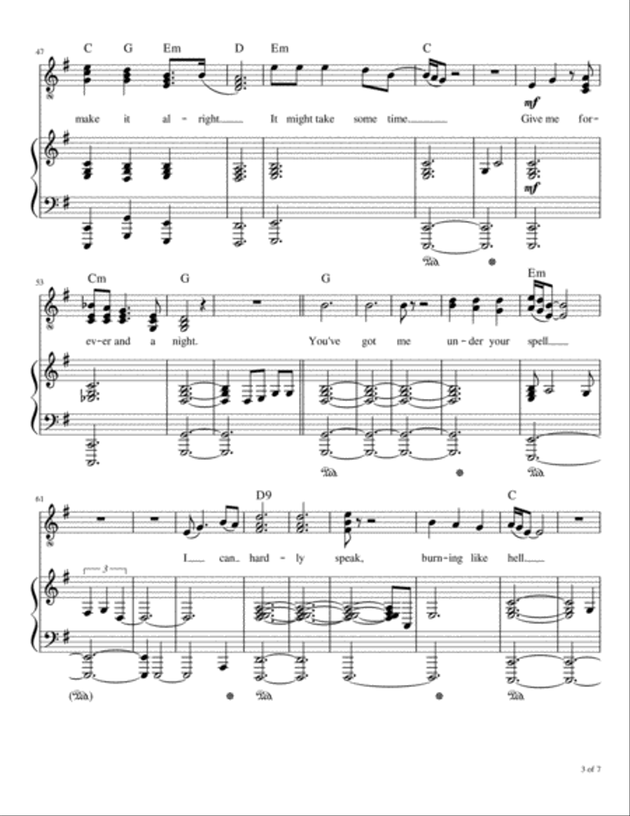 Forever And A Night Voice scores gallery preview page 4