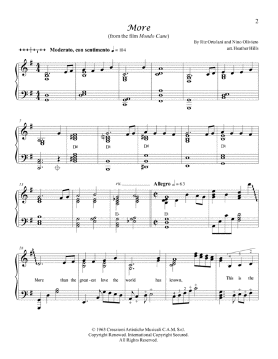 Mondo Cane No. 2 Harp scores gallery preview page 4