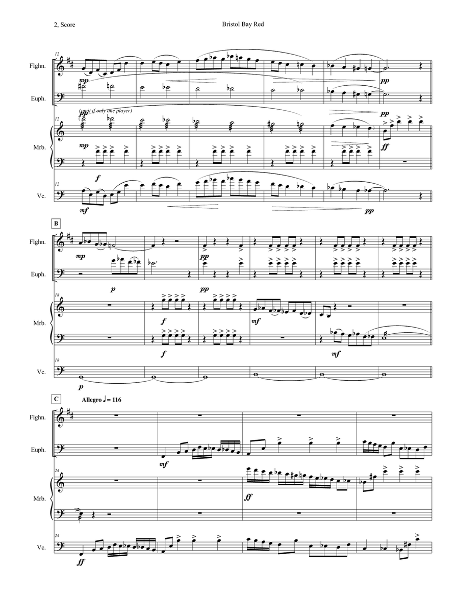 Bristol Bay red Euphonium scores gallery preview page 2